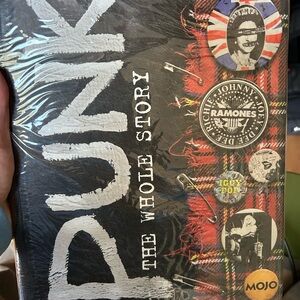PUNK: The Whole Story Hardcover Book – Black and Red